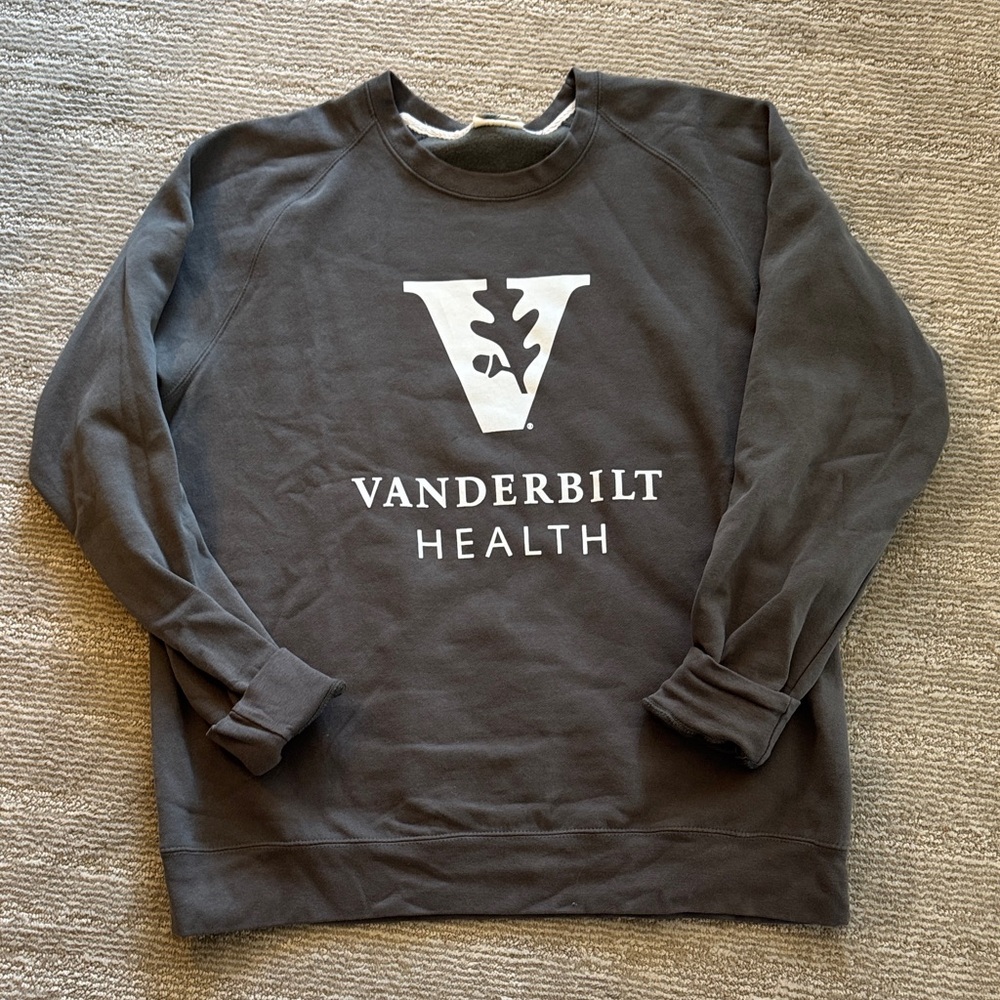 Vanderbilt Vintage Dark Gray Sweatshirt